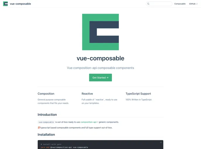 Vue Composable screenshot