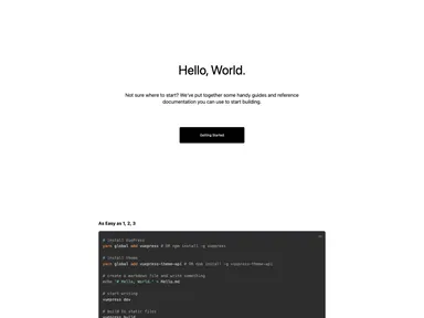 Vuepress Theme Api screenshot